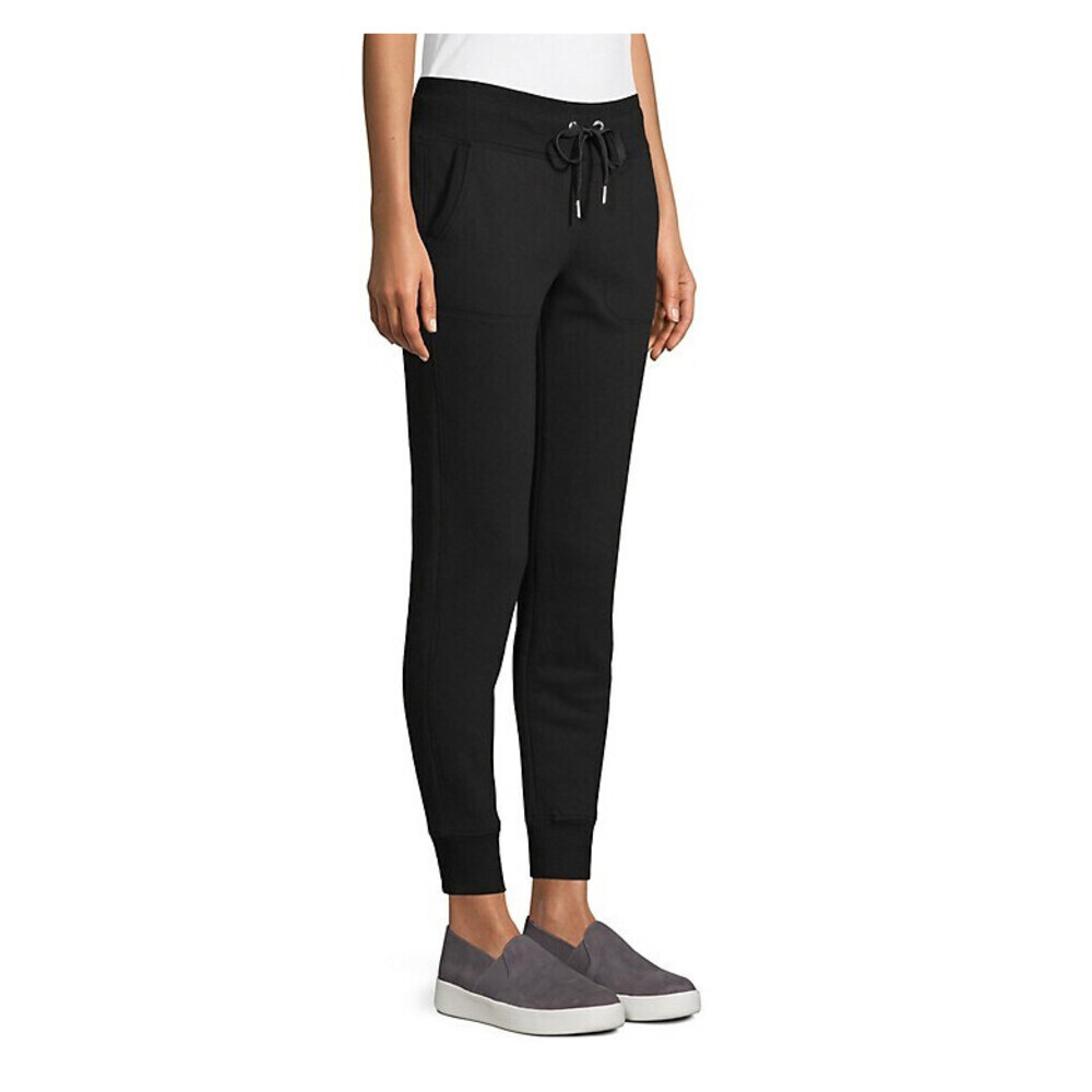 Calvin Klein Performance Women's Fleece Joggers In Black Size S